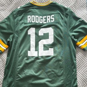 Green Bay Aaron Rodger’s Football Jersey with Number 12